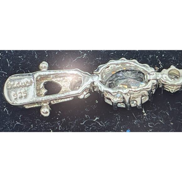 Stauer 925 Sterling Glam Oval & Round Alternating Cubic Zirconia Tennis Bracelet - Picture 12 of 12